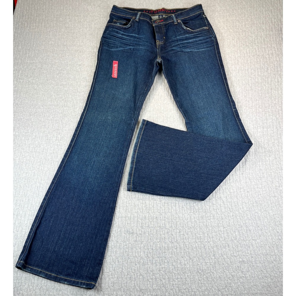 Bootcut Flare Leg new without tags Tommy Jeans Women 7/29X32 low rise Stretch